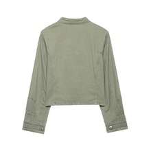 DEEKA Spring/Summer New Women's European And American Style Fashion Minimalist Button Decorated Slim Fit Napoleon Style Jacket Casual - Green - View 6