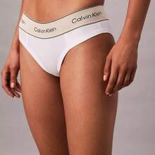 Calvin Klein Heritage Cotton Stretch Bikini QF8598 - 白色 - 查看 1