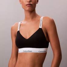 Calvin Klein Calvinklein Icon Cotton Modal Lightly Lined Bralette QF8504 - màu đen - Xem 4