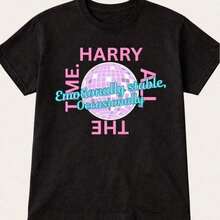 T-shirt stampata, T-shirt vintage anni '90 stile disco, Streetwear Y2k, outfit per la famiglia, T-shirt Harry Style MSG Quadratisch Garden, T-shirt per il concerto di New York, regalo per i fan, essenziale per le vacanze, estate per ragazzi, il regalo perfetto per la famiglia e gli amici, T-shirt da donna gialla elegante con fantasia, Polo da donna premium con fantasia Ontre, T-shirt estiva da donna, T-shirt da donna, T-shirt estiva da donna, T-shirt a righe da donna, T-shirt a maniche corte da donna, top estivi da uomo, top da donna, T-shirt da donna, camicie da donna gialle eleganti, Polo premium da donna Ontre, camicia estiva da donna, camicia estiva da donna, camicia a righe da donna, top estivi a maniche corte da uomo, top, camicie da donna, donna. - nero - Visualizzare 7