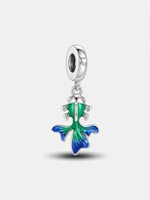 1pc Betta Fish Pendant, Suitable For DIY Bracelets, Necklaces And Other Jewelry Making, Perfect Gift For Women - Beads - View 14