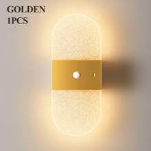 Crystal Sensor Wall Light, Acrylic Wall Light, USB Night Light, Wall Light Decoration Lighting, Wireless Wall Light, Battery Powered Alloy Design, Rechargeable Magnetic Night Light, Suitable For Hallway, Kitchen Cabinet And Room Decoration - Round Crystal - View 14