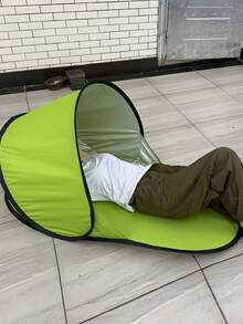 Outdoor Adventure Tent 1 Person Instant Pop-Up Camping Tent 1 Second Quick Setup Portable Open Front Design Suitable For Camping Hiking Beach Picnic For Spring/Autumn/Summer Use Easy Set Up Camping Picnic Accessories Essential For Weekend Explorers - Multicolor - View 5