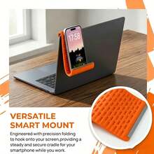Bộ 2 giá đỡ điện thoại silicone gấp gọn, chống trượt, tản nhiệt, giá đỡ bàn làm việc điều chỉnh đa năng, giá đỡ điện thoại di động, phù hợp cho tất cả điện thoại thông minh, lý tưởng cho nhà, văn phòng, nhà bếp, du lịch, bàn làm việc, đầu giường - Nhiều màu - Xem 6
