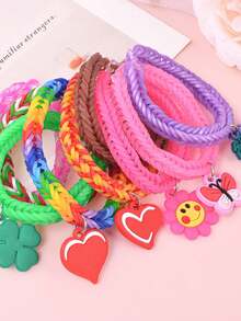 Colorful Rubber Band Weaving Set, Multi-Color Rubber Band Weaving Strips, Suitable For DIY Bracelets And Beaded Jewelry, Perfect Gift For Beginners (Random Colors) - Large Gift Box - View 4