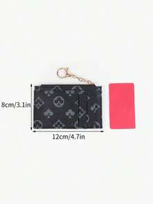 [Cartera Elegante para Mujer] Cartera Delgada de Doble Pliegue - Diseño Minimalista con Monedero, Regalo Perfecto para Cumpleaños/Aniversario - Albaricoque - Ver 7