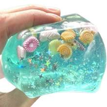 3D Cartoon Figurine Stress Relief Simulation Magic Cube 3D Squeezable Vent Toy For Infinite Stress Relief - Seashell Squeezing (Blue) - View 5
