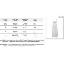Vestido de playa con corte en cintura y volantes para vacaciones - Blanco - Ver 4