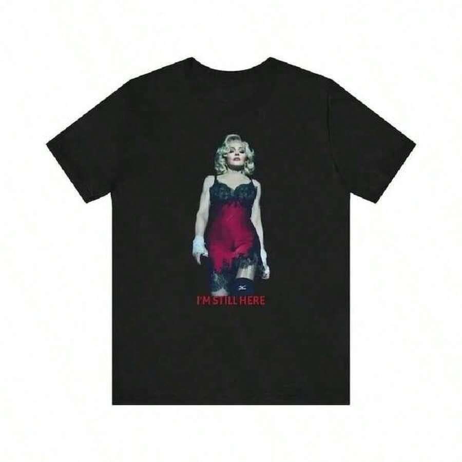 Camiseta de Madonna para la gira de 2024, unisex, de jersey.jpg - Negro - Ver 1