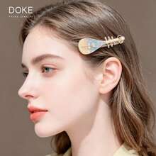 New Chinese Style Rose Pipa Hair Clip, Niche Side Bangs Clip, Creative Flyaway Hair Clip, Ancient Style Hair Accessory - Multicolor - View 8