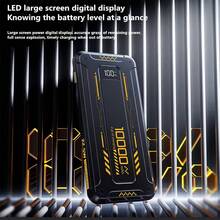 Portable 10000mAh High-Capacity Battery, Fast Charging, LED Display, QC 3.0 And PD 22.5W Compatibility, USB-C Output, With 3 Built-In Data Cables - Power Bank - View 7