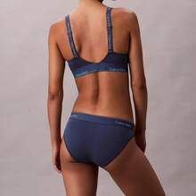 Calvin Klein Calvinklein Icon Cotton Modal Lightly Lined Bralette QF8504 - 深色牛仔褲 - 查看 5