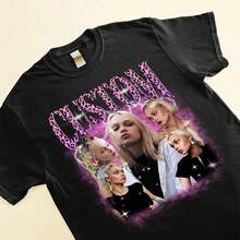 Your T-Shirt With Personalized Text, Custom Your Own Bootleg Shirts, Custom Bootleg Rap Tee, Birthday Gift - 白色 - 查看 5