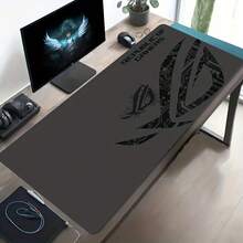 1pc Large Non-Slip Rubber Base Gaming Mouse Pad, Extended Desk Mat For PC, Office And Gaming Scenarios, Fashion Theme Desktop Accessory, Ideal Gift For Gamers And Aesthetic Lovers (Fashionable Black Background, Durable Non-Slip Surface) - Mouse Pad - View 3