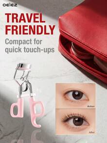 OEIEZ Eyelash Curler Lash Curler Fit All Eye Shapes Sunflower Curved Lashes No Pinch Non-Slip Wide Handle 2 Colors For Beginner Daily Makeup - Multicolor - View 6