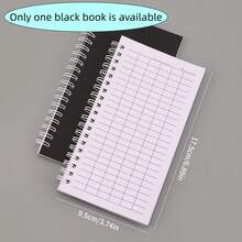 Spiral Bound Notebook, Multi-Function Test Pen Notebook, Spiral Binding, Memo Pad, Simple Design. It Includes Spiral Binding, Grid Layout For Rules And Diary Entries. Vertical Layout Quick Memo, Suitable For Schedules, Corporate Financial Accounting Books, Accounting Ledgers - Multicolor - View 13