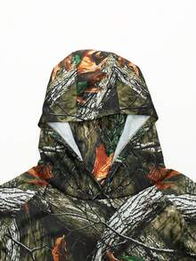 Men's Lightweight Breathable Fishing Hoodie, UV Protection Sun Protection Shirt Sports - Multicolor - View 4