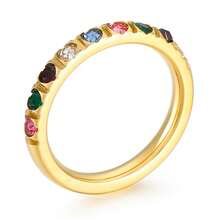 Men Ring Sets - Gold Black KR104544-k - View 7