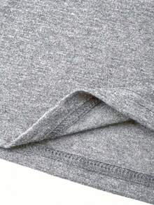 Talla grande - talla extra grande - camiseta de mujer, hecha de algodón puro, tela ligera y transpirable, diseño de cuello redondo, diseño estampado, corte de manga corta, adecuada para primavera y verano. - Gris Claro - Ver 5