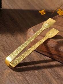 SHEIN1pc/3pcs Silver/Gold-Color Tea Accessories Set: Incense Clip, Tea Tong, Sugar Tong, Ice Tong - Incense Burner Clips - View 11