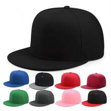 1 buah Topi Baseball Portabel Gaya Punk Warna Solid Bergaya Vintage Lusuh - A - View 7