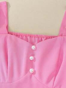 Women Midi Dresses - Pale Pink - View 5