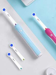 4/12/20 Count Compatible With OralB Electric Toothbrush Replacement Soft Bristles Brush Heads, Toothbrush Head Refills Compatible With Oralb Pro Series Electric Toothbrushes, For Sensitive Care - View 9