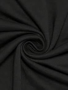 Camiseta de manga corta para mujer con estampado de lazo, cómoda, ideal para todas las estaciones[COD] - Negro - Ver 5