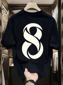 Camisetas de hombre para primavera y verano - Negro - Ver 1