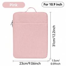 Túi đựng máy tính bảng 10.9-15.6" phù hợp với các thế hệ máy tính bảng 11, 10, 10.9 Air 5, Air 4, 10.9, 9, 8, 7, 10.2 Pro, 11. Túi có khóa kéo tiện dụng, trượt mượt mà. - Xem 13