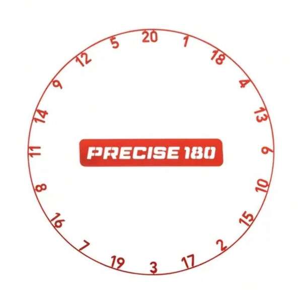 Precise 180 Number Ring Inferno Red