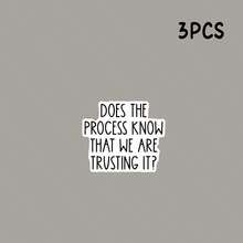 Funny Mental Health Sticker: Trust The Process Vinyl Decal School Supplies - Light Film - View 8