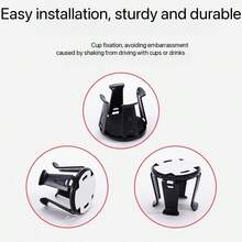 Soporte para taza de coche 2026 actualizado con brazo de sujeción autoadaptable, adaptador necesario para portavasos de coche para fijar tazas de agua y bebidas, soporte de bebida multifuncional para coche aplicable a portavasos de plástico de 64,5 mm * 74 mm, se puede instalar en el salpicadero o en los portavasos del coche, simplemente coloque la taza o la bebida, el brazo de sujeción se retraerá para fijar la taza, adecuado para tazas de menos de 2,69 pulgadas de diámetro - Varios estilos - Ver 3