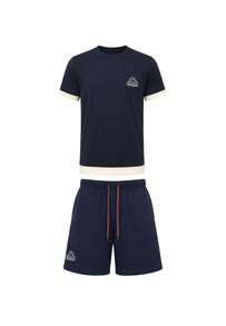 TUTA KAPPA T-SHIRT + PANTALONCINO - Navy Blue - View 2