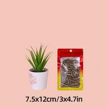 100pcs Ombre Iridescent Blue & Green Contrast Color Sealing Pouches, Cute Cartoon Jewelry Self-Sealing Bags, Snacks Food Packaging Bags, Scrunchie Plastic Bags, Unique Packaging Self-Seal Bags, Holiday Celebration Party Supplies, New Year, Valentine's Day Gift Bags - Red and Yellow Gradient Color - View 14