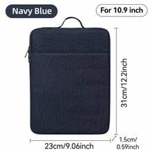Túi đựng máy tính bảng 10.9-15.6" phù hợp với các thế hệ máy tính bảng 11, 10, 10.9 Air 5, Air 4, 10.9, 9, 8, 7, 10.2 Pro, 11. Túi có khóa kéo tiện dụng, trượt mượt mà. - Xem 15