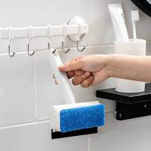 1pc Multi-Functional Cleaning Board, Bathroom Glass Squeegee, Home Cleaning Dust Removal Tool - Multicolor - View 6