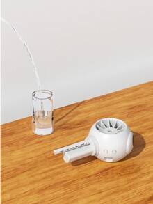 1pc/Mist Fan/Cartoon Fan/Built-In Water Tank/Four-Speed ​​Adjustable Fan (Long Press To Start)/Battery Capacity: 800mAh/Holiday Essential/Travel Essential/Summer Essential Fan/Handheld/Hanging/Standing/Equipped With A Neck Hanging Strap/Suitable For/Home/Commuting/Outdoor/Cycling/Maximum Wind Speed ​​Battery Life: 3.5 Hours - Multicolor - View 3
