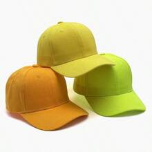 Mũ lưỡi trai FASHION màu trơn và phối nhiều màu, vành phẳng phong cách Punk Hip Hop, kiểu vintage mài rách, tiện lợi mang theo, 1 cái - A - Xem 6