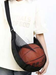 Bolsa de almacenamiento portátil diagonal para el hombro, bolsa para voleibol/fútbol/baloncesto, mochila con cremallera para entrenamiento y acondicionamiento físico - Multicolor - Ver 5