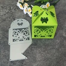 1pc Creative Butterfly Box Scrapbooking Cutting Die Mold Decorative Craft Template Embossing Die - Butterfly Box (12.1*5.8cm) - View 2