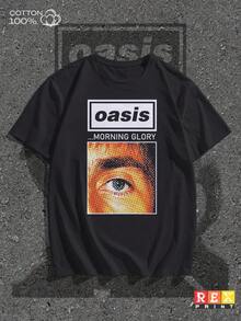 The Most Popular Women's T-Shirt Of 2026! Oasis Print T-Shirt! The Material Is High-Quality And Reliable! - F - View 1