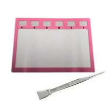 KLONKEE Bead Mat DIY Bracelet Necklace Design Tray, Long Tube Spoon Jewelry Shovel With Tweezers, Used For Beading Bracelet Jewelry Making, With Independent Grid, Practical And Convenient Tray Tool - Beaded Mat - View 19