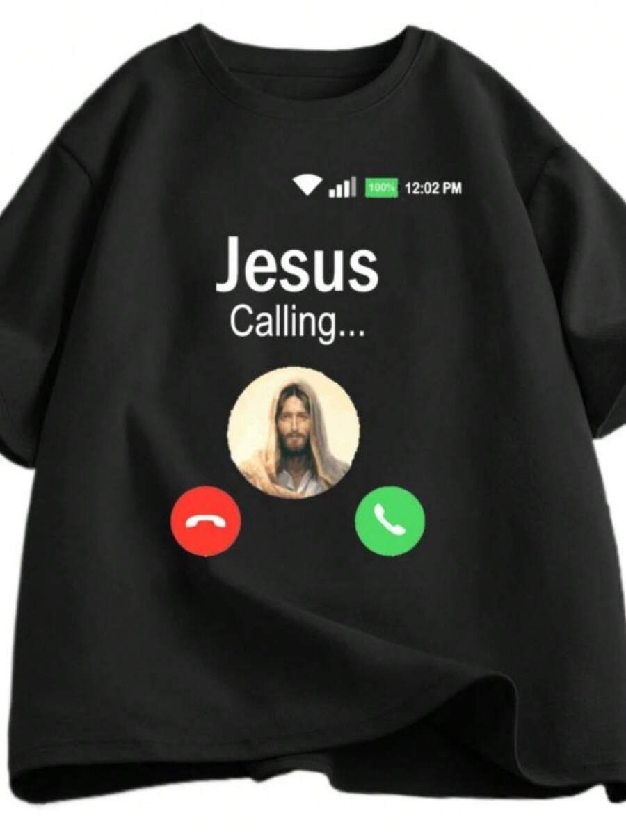 blusas para mujer Funny Jesus Gets Religion Christian T Shirt Short Sleeve Printed Tshirt Men Women 90s Vintage Tee Shirt Men's Clothing Summer - Negro - Ver 1