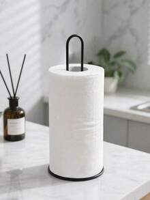 1pc Premium Gold/Black/Silver, Multiple Colors Available, Multi-Functional Kitchen Paper Towel Holder, Plastic Wrap Dispenser, Bathroom Storage Rack, Premium Tissue Box Cover, Desktop Decor, Holiday Gift, Home Life/Kitchen/Desktop Decor And Kitchen Tools/Tissue Box And Paper Towel Holder - Multicolor - View 6
