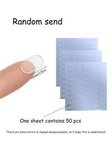 300pcs Transparent Double-Sided Adhesive Dots, Residue-Free Transparent Nano Glue Dots, Reusable Transparent Glue Dots, Waterproof, Removable, Suitable For Posters And Museum Exhibits, Easy To Tear And Stick, Suitable For School Use, Suitable For Handicrafts, Car Decoration, Home Office Organization, Parties And Daily Use - Transparent Double-sided Tape - View 3