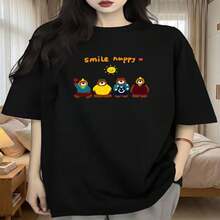Women T-Shirts - Black - View 2