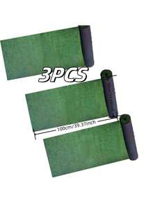 3 Rolls Large Size Artificial Grass Turf, Highly Durable Plastic Material. Suitable For Indoor And Outdoor Use, Applicable For Parties, Weddings, Play Areas, Pet Activities. All-Season, Ideal Decoration For Yards, Gardens And Landscaping - View 5