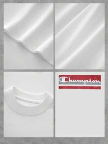 The Champion Logo On This Women's T-Shirt Represents Excellence And The Spirit Of Overcoming Challenges, Inspiring You To Reach New Goals And Victories. Its Clean, Modern Lines Convey An Aura Of Confidence And Determination, Perfect For Someone Looking To Stand Out With A Sporty And Casual Touch. This Symbol Is A Constant Reminder That With Effort And Perseverance, Anyone Can Become A Champion In Their Daily Life. This Women's T-Shirt Features A Distinctive Detail For An Authentic Look And Is Breathable For Maximum Comfort. - 白色 - 查看 4