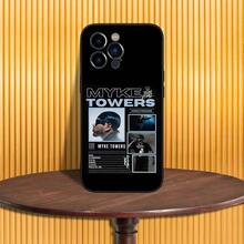 M-Myke T-Towers 2025 Phone Case For IPhone 17, 16, 15, 14, 13, 12, 11, Pro, Max, Plus, X, XS, SE4, E, Mini, Soft Black Case For Samsung Galaxy S21 S22 S23 S24 S25 S26 Ultra Plus. - z2 - 查看 10